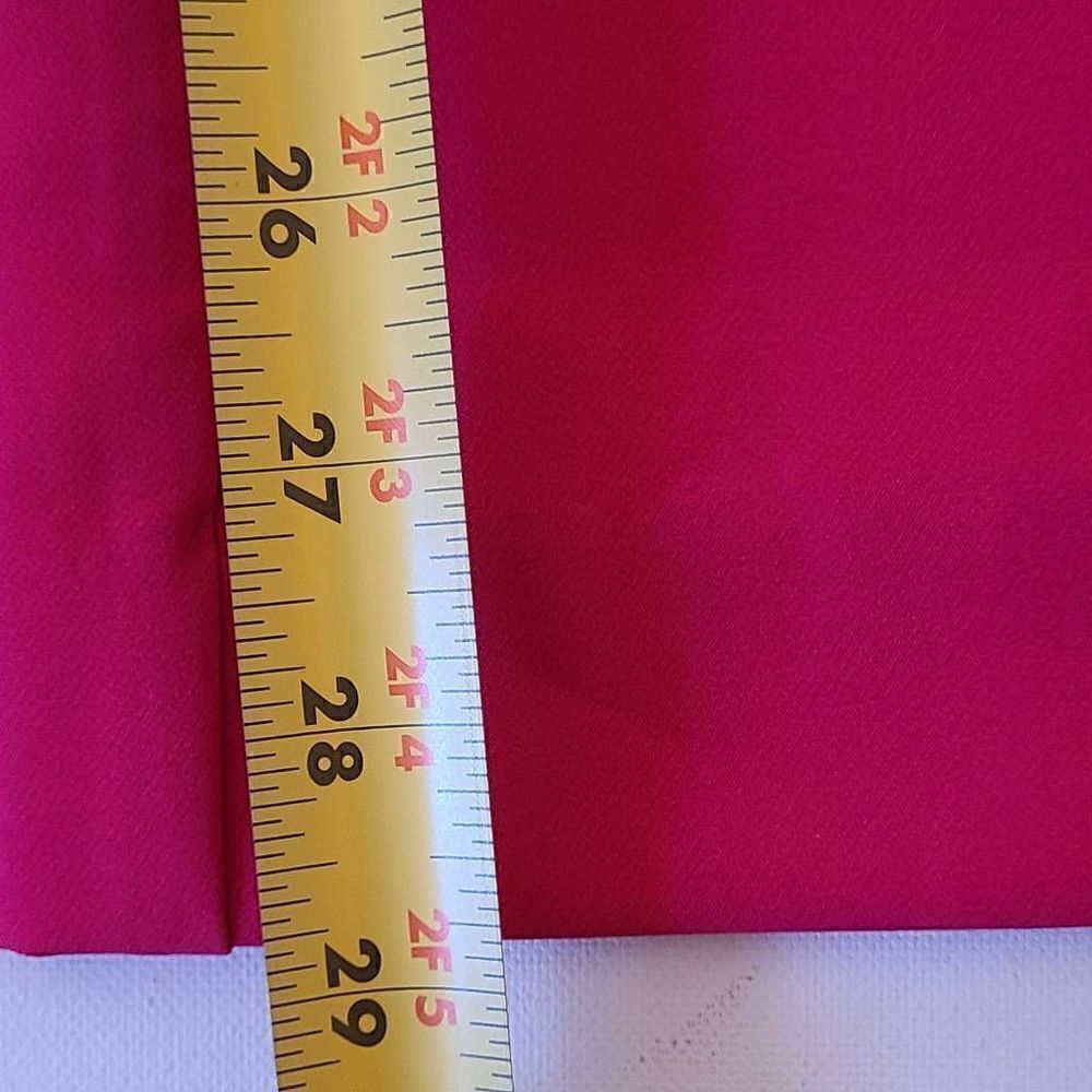 Boston Proper Womens Sleeveless Jumpsuit Back Zip Side Pockets Pink Size 0 - Picture 12 of 14